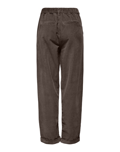Only - ONLFlora Cord Carot Bukser - Chocolate Brown 